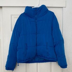Cotton On Blue Puffer Jacket